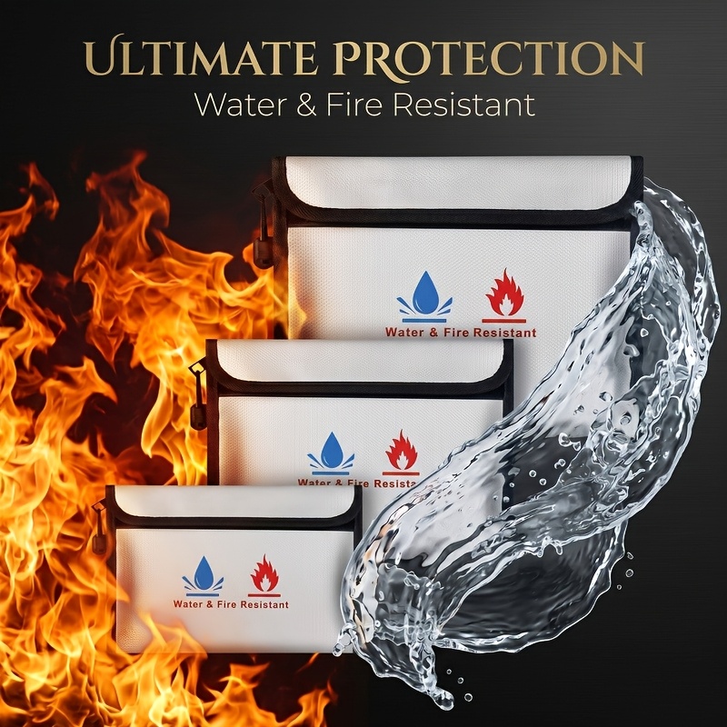 Fire Safe Document - Ognioodporna i wodoodporna torba na dokumenty,