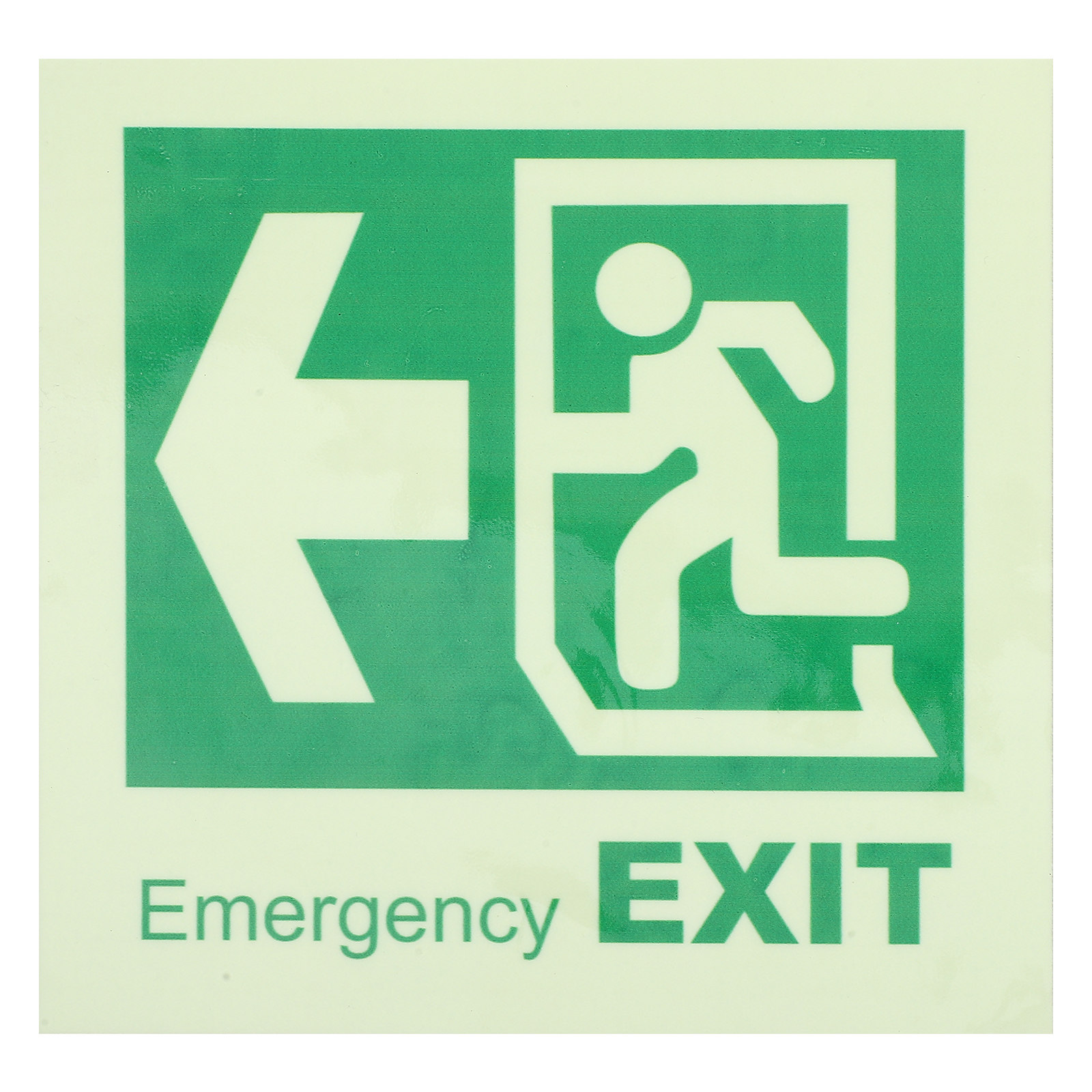 Samoprzylepny, świecący w ciem – Emergency Exit Sign recenzja i cena